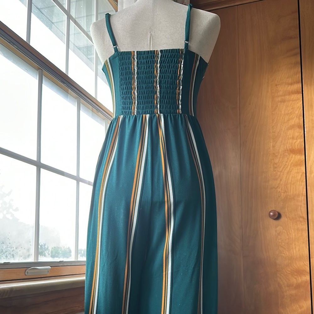 Express (NWT)- Stripped & Strappy Jumpsuit - Picture 7 of 11
